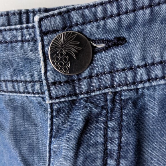 Tommy Bahama Blue Jean Shorts denim 14 chambray - Picture 6 of 11